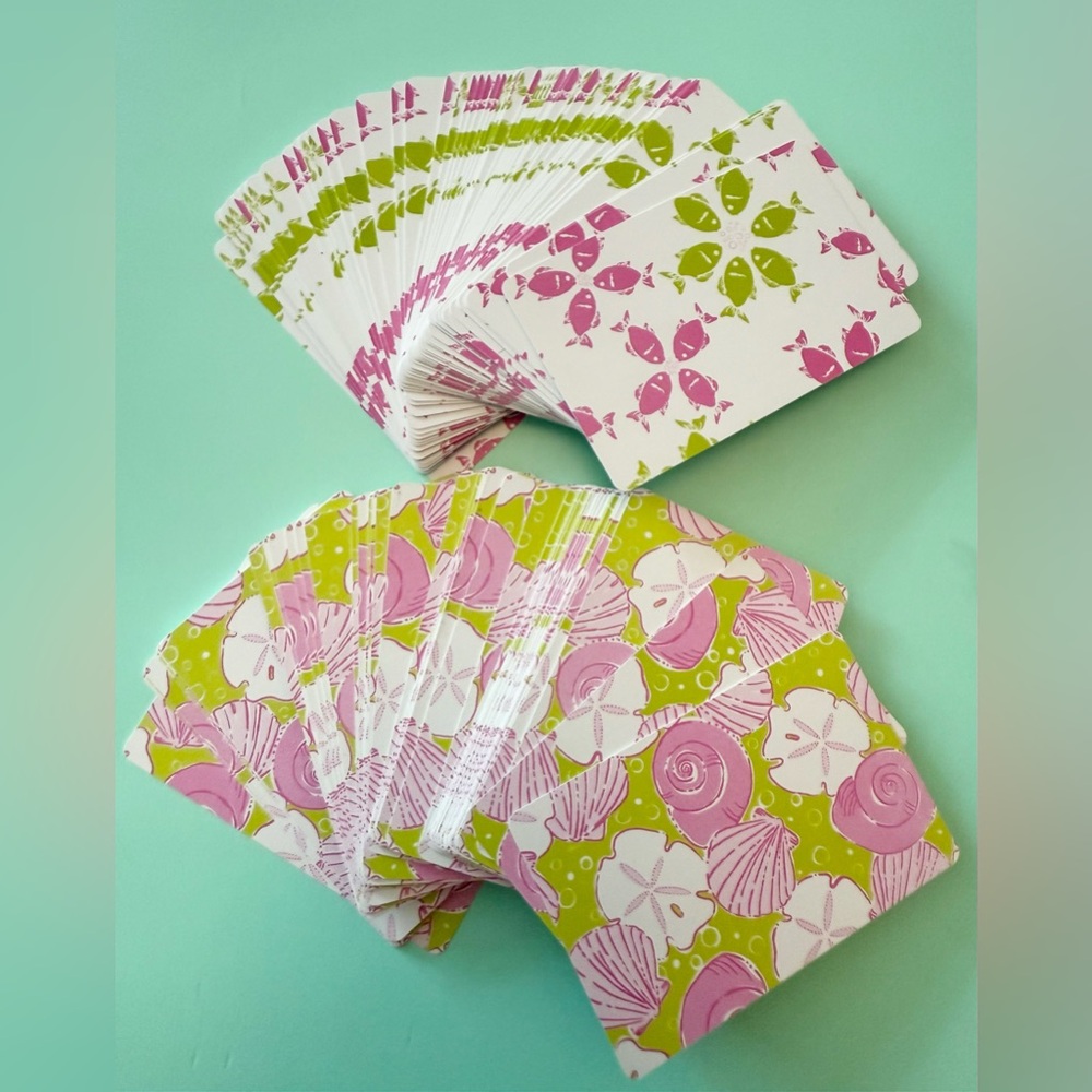 2 decks of Lilly Pulitzer playing cards